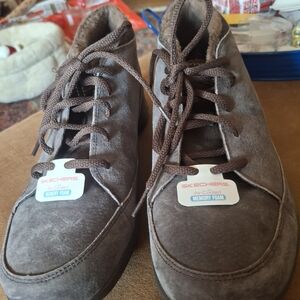Skechers Brown Suede Shoes